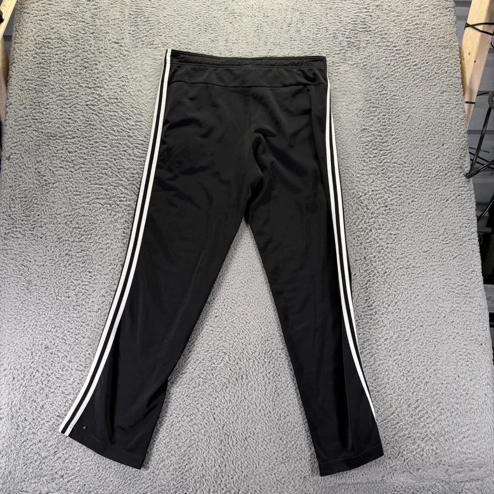 Adidas Primegreen Pant Mens M Black Polyester Track Straight Running Performance